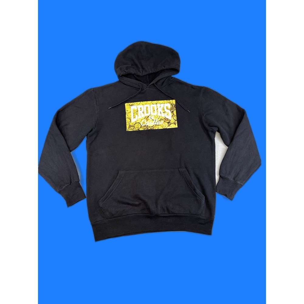 Crooks Castles & Medusa Graphic Hoodie S Pullover Black S/P Long